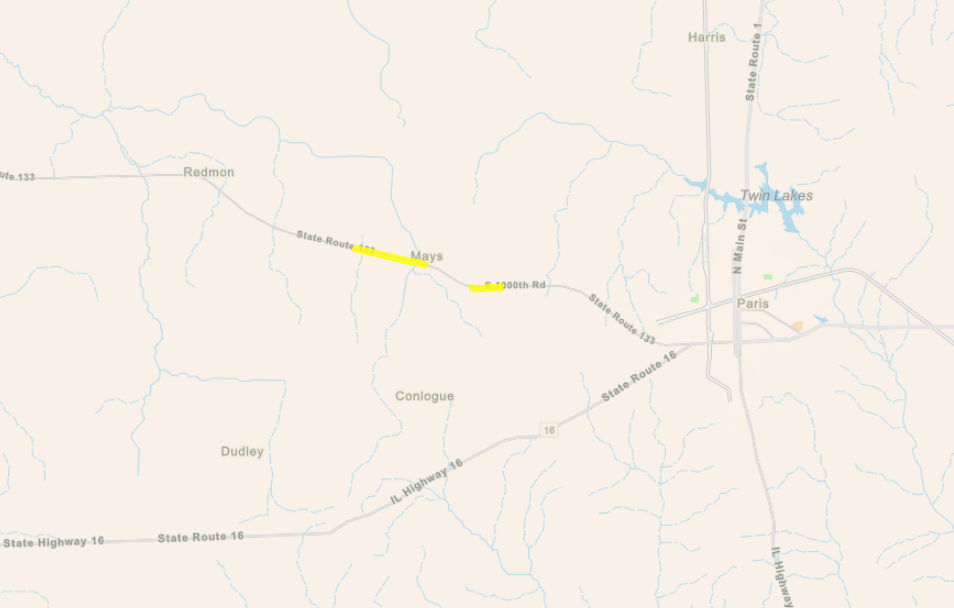 IL Hwy 133 Closure